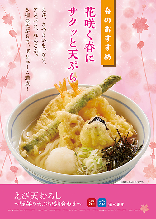 えび天おろし～野菜の天ぷら盛り合わせ～