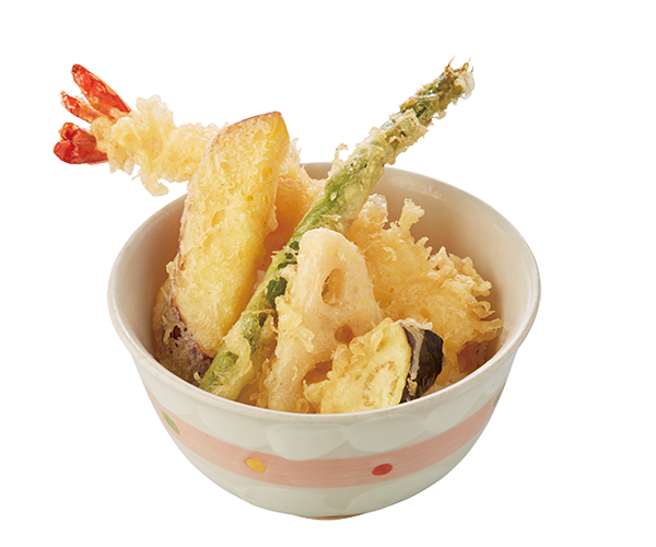大えびと野菜の天丼